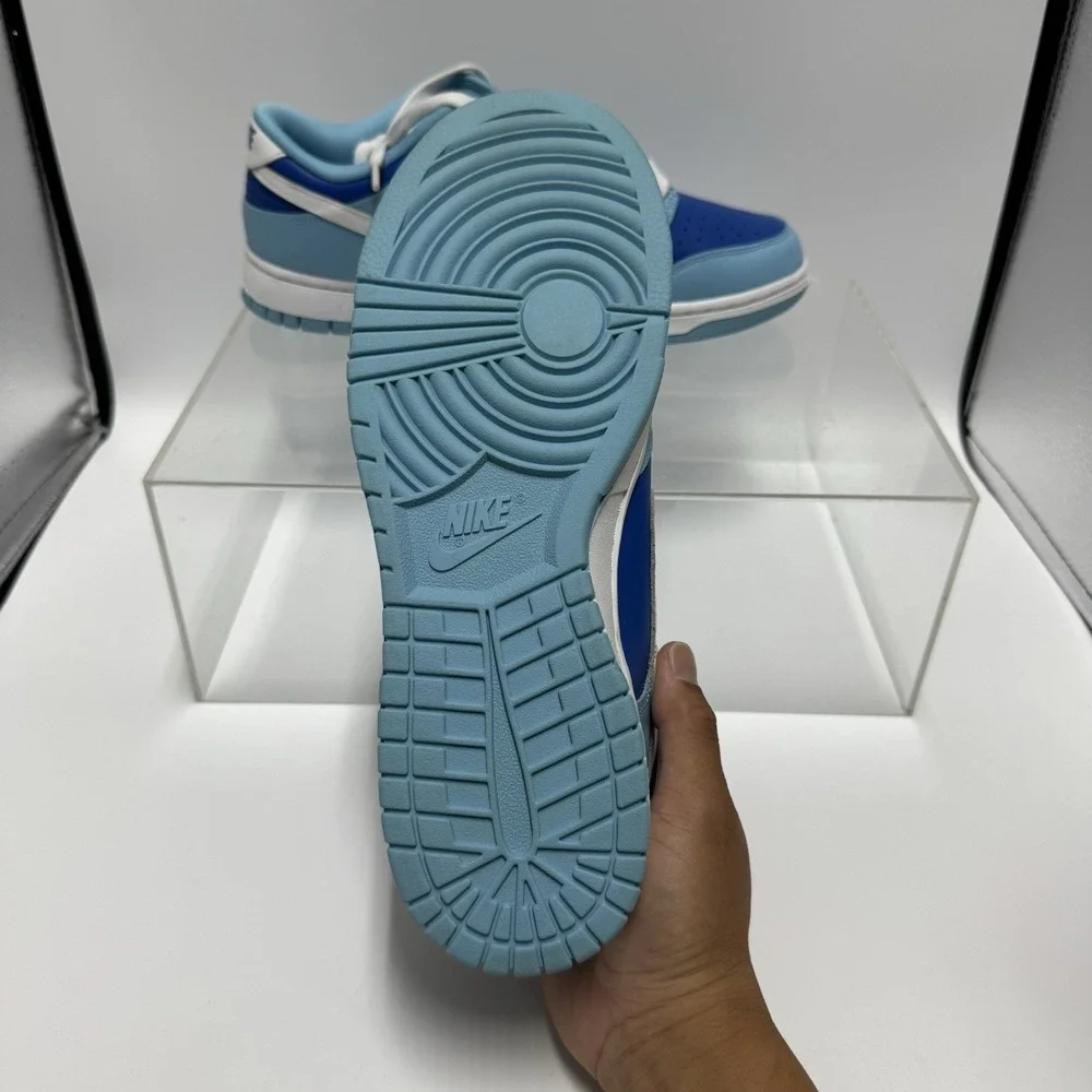 Brand New Nike Dunk Low Retro ARGON DM0121-400 White Blue Shoes Men's Size 9.5
